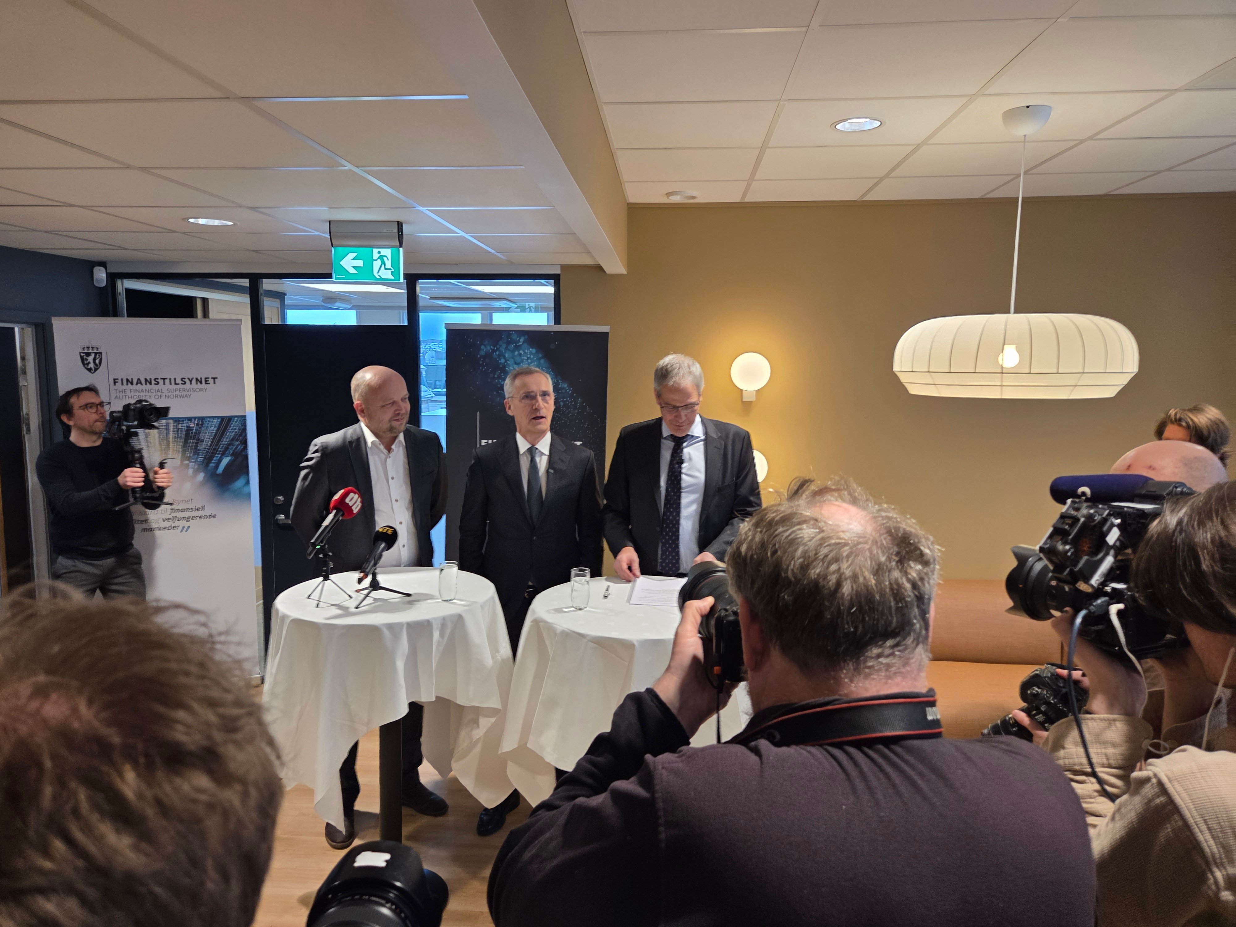 Bilde fra &aring;pningen av kontoret p&aring; Hamar 19. januar 2026.