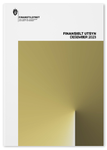 Finanstilsynet Bilde av forsiden til rapporten Finansielt utsyn - desember 2023