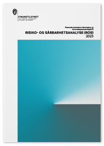 Finanstilsynet Illustrasjonsbilde av forsiden på rapporten: Risiko-og sårbarhetsanalyse 2023.