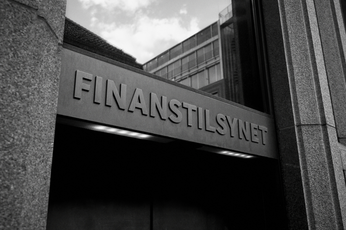Finanstilsynet Utvendig fasade av kontorbygget til Finanstilsynet.