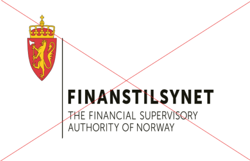 Feil bruk av Finanstilsynets logo. Skalering
