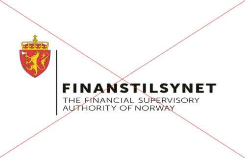 Feil bruk av Finanstilsynets logo. Skalering.