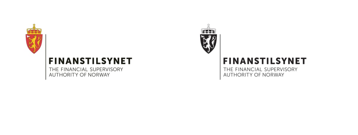 Finanstilsynets logo med Riksvåpen