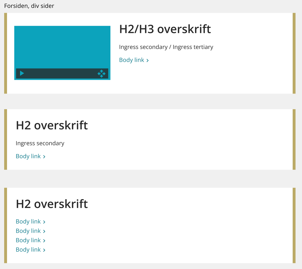Aktuelt fremhevet blokk