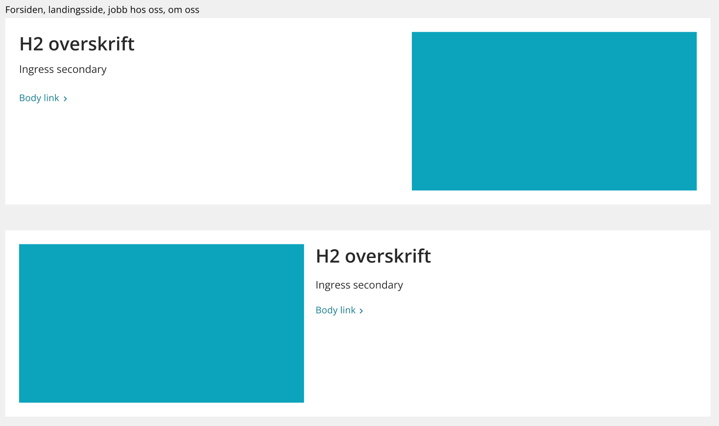 Innholdsblokk 8 kolonner