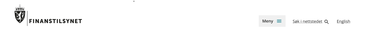 Toppfelt med menyknapp, lenke til globalt s&oslash;k og spr&aring;kvelger. Norsk.