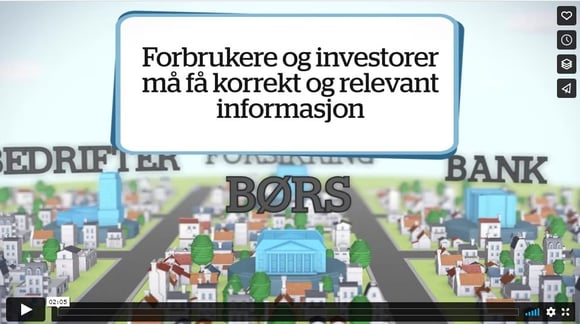 Finanstilsynet Bilde av rekrutteringsfilm laget av Finanstilsynet.